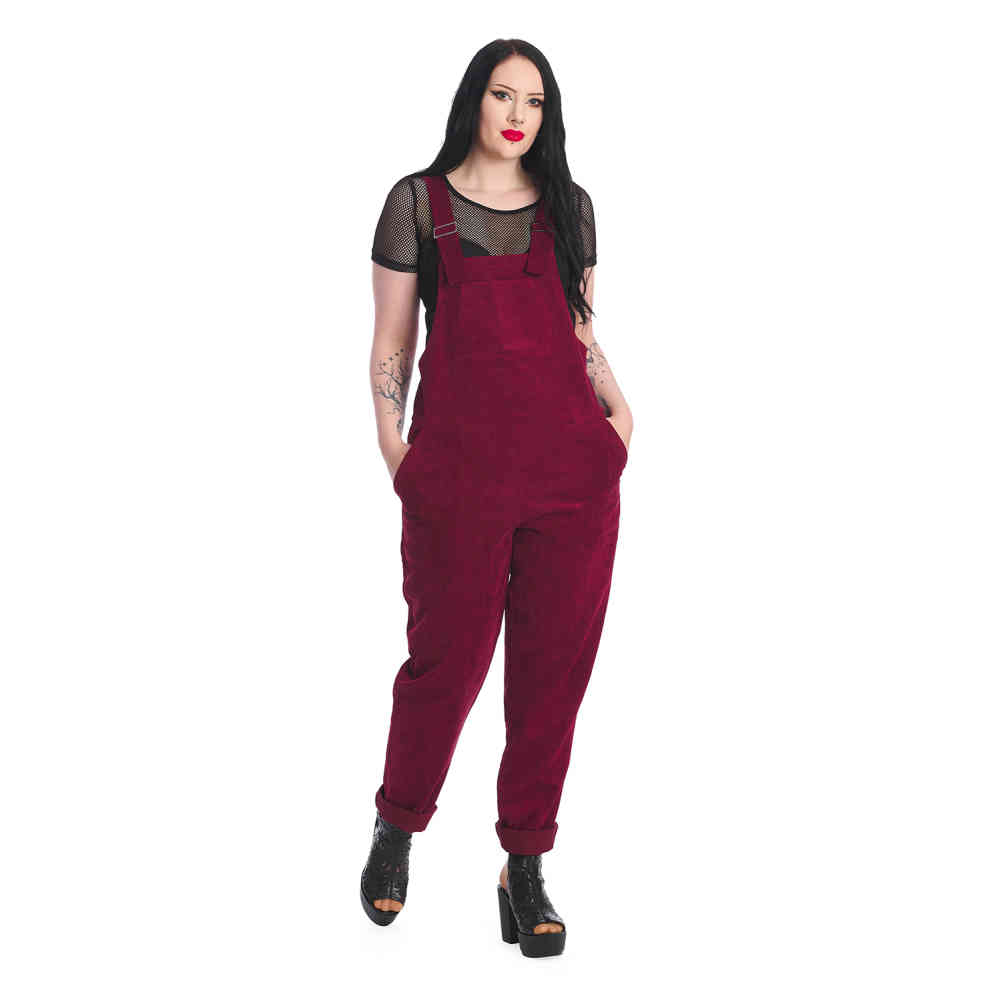 Banned - Demi Jumpsuit - Bordeaux rouge